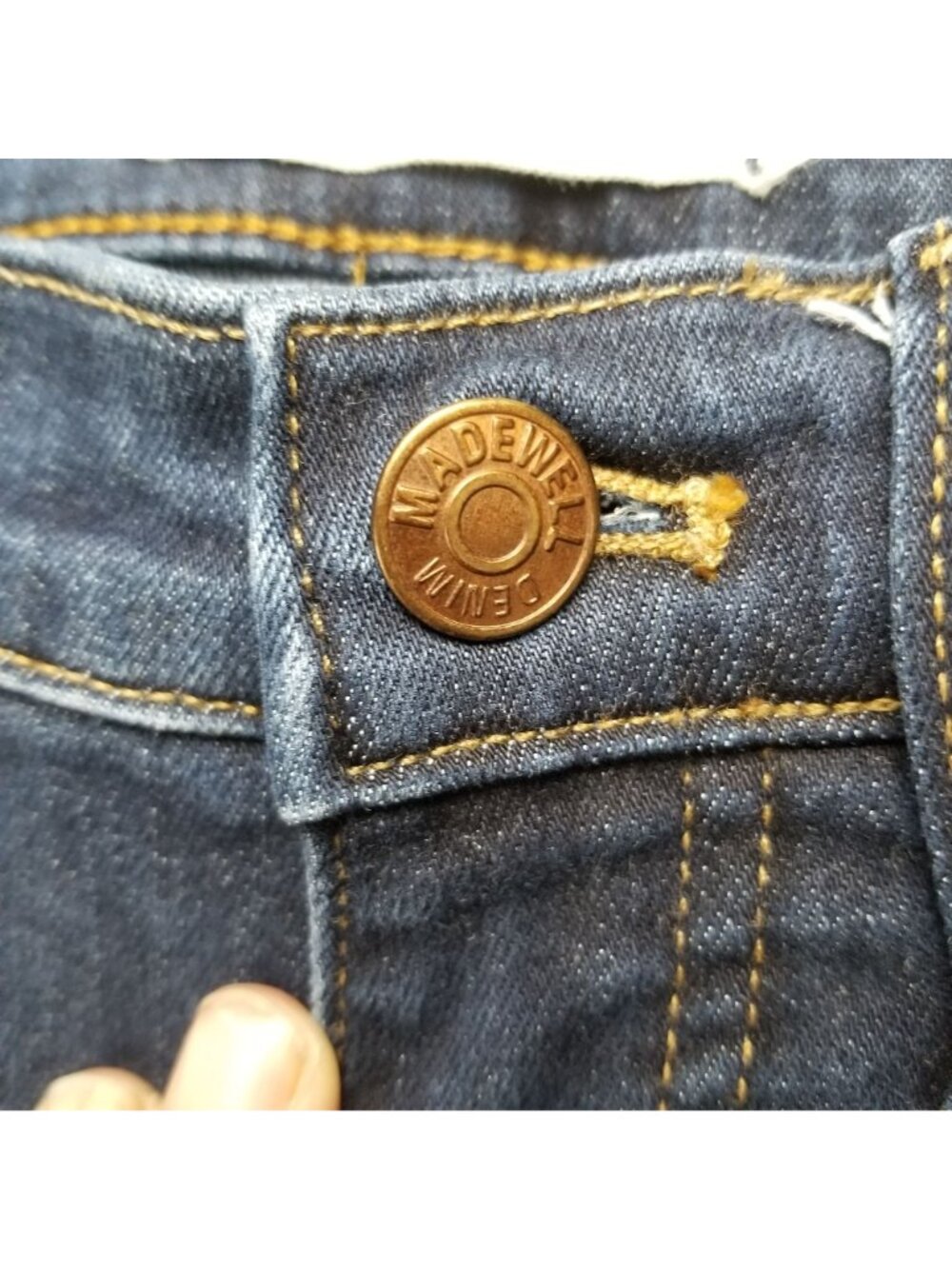 Madewell Jeans Womens 25 Blue Stretch Denim Skinny *Read* - Picture 3 of 16